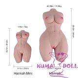 In-Stock Tantaly 5 kg/11.3lbs Hannah Mini fair 2.0 TPE Big Breast Torso For Male 2 holes available