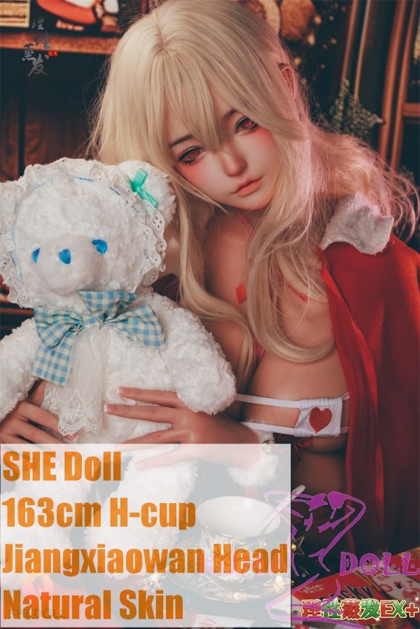 SHEDOLL Lolita type 江小婉（Suxingran）163cm/5ft3 H-cup love doll body material customizable in Sexy Christmas Outfit