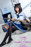 XYDOLL Sex Doll 148cm/4ft9 D-cup Silicone Tina Head Body Selectable in Blue Japanese School Uniform