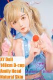 XYDOLL Sex Doll 148cm/4ft9 D-cup Silicone Amily Head