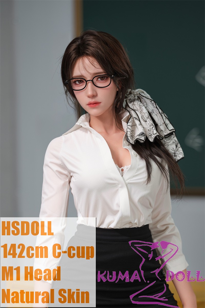 HSDoll 142cm C-cup M1 Head Full Silicone Anime Sex doll Teacher Cosplay