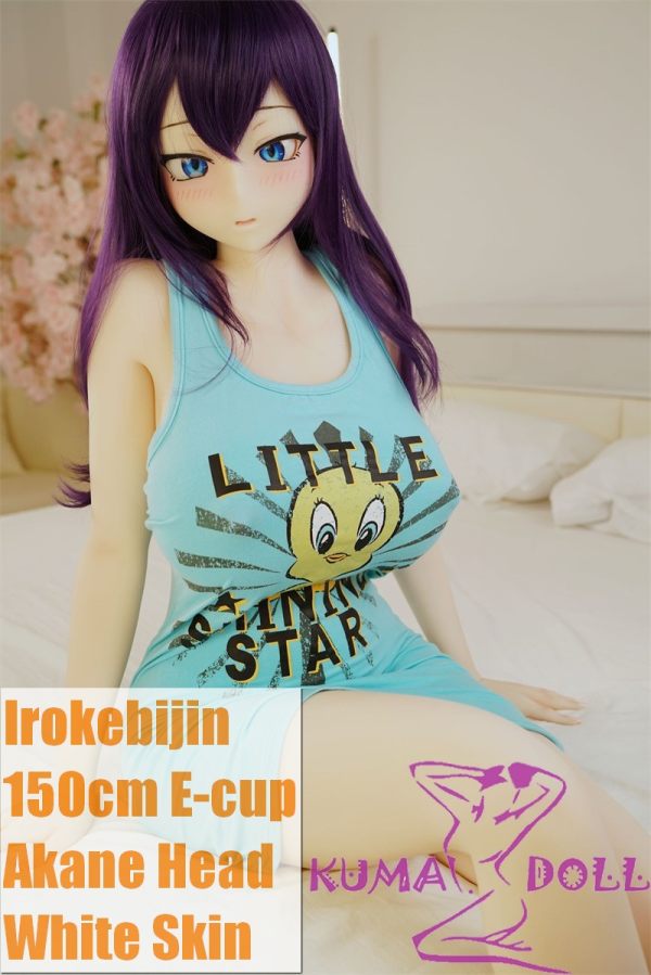 Irokebijin S-TPE Sex Doll 150cm E-cup Akane Head Big Breasts in Green skirt