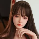 SHEDOLL 140cm/4ft6 head LuoXiaoxi normal breast head love doll body material customizable