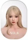 SHEDOLL 140cm/4ft6 head LuoXiaoxi normal breast head love doll body material customizable