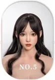 SHEDOLL 140cm/4ft6 head LuoXiaoxi normal breast head love doll body material customizable
