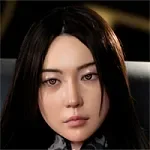 AJLDOLL 164cm G-cup Jiatao Head Full Silicone Sex Doll Lightweight Body Realistic Skin Texture in Champagne Gold Lingerie