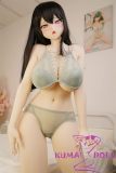 Irokebijin S-TPE Sex Doll 150cm E-cup Koharu Head Big Breasts in Light Green Lingerie