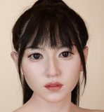 AJLDOLL 168cm G-cup Jiawen Head Full Silicone Sex Doll Super Weight Reduction Body Realistic Skin Texture in Black Cheongsam