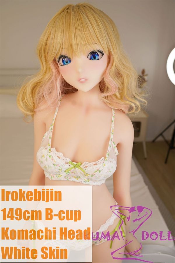 Irokebijin S-TPE Sex Doll 149cm B-cup Komachi Head in Floral Lingerie