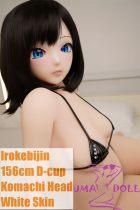 Irokebijin S-TPE Sex Doll 156cm D-cup Komachi Head in Black Bikini