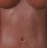 FANREAL 111cm F-cup Full Size Lifelike Silicone Sex Torso with Maria Head Real Skin Texture in Black Lingerie