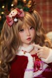 SHEDOLL 152cm AA-Cup Luoxiaoxi Head Full Silicone Sex Doll Sweet Christmas Style