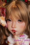 Luoxiaoxi head silicone doll close-up
