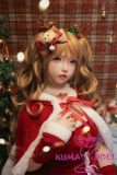 SHEDOLL 152cm AA-Cup Luoxiaoxi Head Full Silicone Sex Doll Sweet Christmas Style