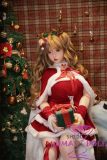 Christmas outfit silicone sex doll