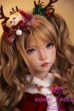 SHEDOLL 152cm AA-Cup Luoxiaoxi Head Full Silicone Sex Doll Sweet Christmas Style