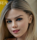 FANREAL 168 cm F-Cup Mirella Head Full Size Lifelike Silicone Sex Doll Tan Skin in Leopard bodysuit