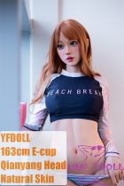 YFDOLL 163cm E-cup Qianyang Head Full Silicion Sex Doll Daytime Window Scene