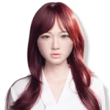 XYDOLL Sex Doll 148cm/4ft9 D-cup Silicone Zoey Head Body Selectable in Overalls outfit