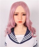 Sanhui Doll 146cm G-cup #44 AIO Seamless Neck Silicone Sex Doll Real Skin Texture Beach Volleyball Swimwear