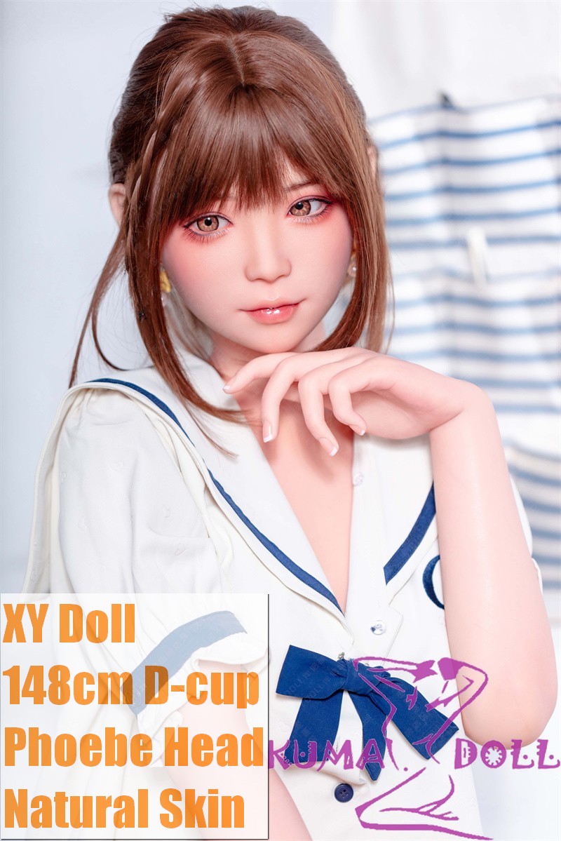 XYDOLL Sex Doll 148cm/4ft9 D-cup Silicone Phoebe Head Body Selectable College Style Outfit
