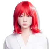 XYDOLL Sex Doll 148cm/4ft9 D-cup Silicone Zoey Head Body Selectable in Overalls outfit