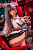 SHEDOLL 楚玥 Chuyue Head 168cm E-cup Sex Doll Body Material Customizable in Red Plaid Skirt