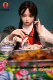 SHEDOLL 163cm/5ft3 H-cup Nanxi Head love doll body material customizable in Traditional Style Outfit