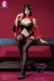 Minuova Doll 75cm Body with Finger Skeleton Medusa Head Full Silicone Mini Sex Doll Comes with Doll Stand