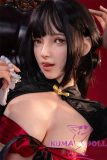 Linglong head sex doll close-up