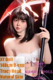 XYDOLL Sex Doll 148cm/4ft9 D-cup Silicone Tracy Head
