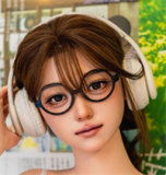 YFDOLL 156cm I-cup Qianyang Head Real Skin Texture Full Silicion Sex Doll in Pink Maid