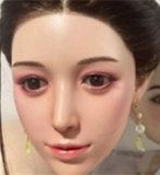 XYDOLL Sex Doll 148cm/4ft9 D-cup Silicone Dale Head Body Selectable Black Lace Dress