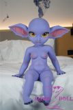 Real Girl 100cm AA-cup Xiaopao Head Full Silicone Doll Cosplay LOL Tristana