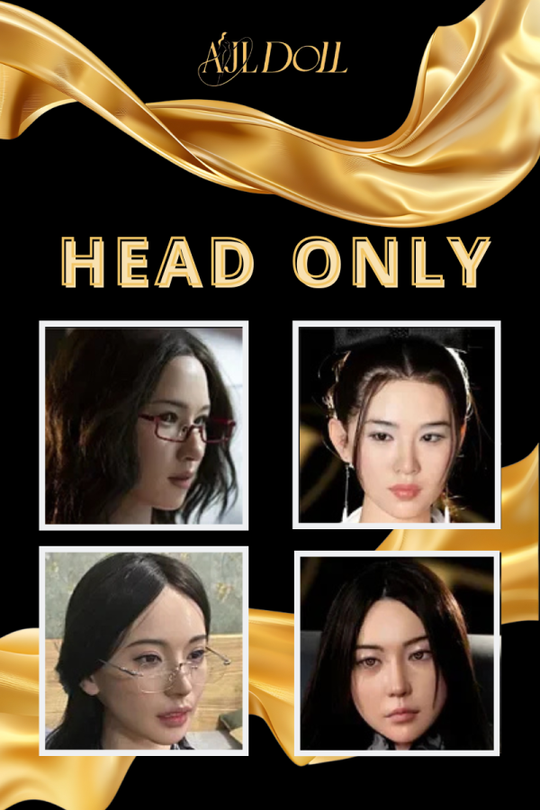 AJLDOLL Silicone Head Collection Page (Head Only)