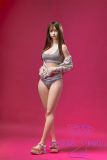 Standing pose realistic silicone doll