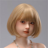 GRACE OF FANREAL 156cm D-cup Wakana Head Full Silicone Sex Doll  A7-02 in Gray Jacket