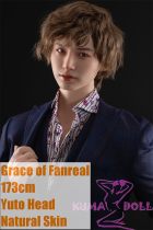 GRACE OF FANREAL 173cm Yuto Head Full Silicone Sex Male Doll Gentleman Suit