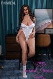 FANREAL 170 cm/5ft6 G-Cup kelly Head Full Size Lifelike Silicone Sex Doll Real Skin Texture White Bodysuit