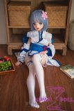 135cm silicone love doll sitting