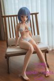 BC Doll 135cm D-cup M Series Rem Head Full Silicone Love Doll in Blue Kimono