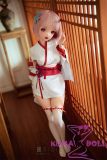 BC Doll 135cm D-cup M Series Ram Head Full Silicone Love Doll in Red Kimono