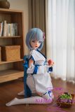BC Doll 135cm D-cup M Series Rem Head Full Silicone Love Doll in Blue Kimono