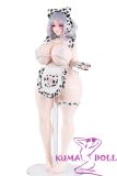 61cm silicone doll cow outfit