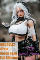 MRL DOLLS Full Silicone Sex Doll 62cm 3.0 Raven Head Punk Girl