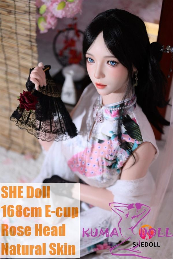 SHEDOLL Lolita type #11蔷薇 (Rose) 168cm E-cup love doll body material customizable Elegant Cheongsam