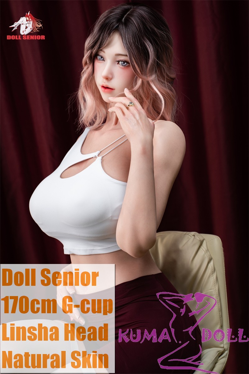 Doll Senior Linsha Head 170cm G-cup Full Silicone Sex Doll with Body Make-up in Yoga Outfit