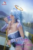 Meng G-cup doll sitting window tea