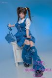 MD DOLL 150cm E-cup Medium Chest M6 Theresa Head Full Silicone Sex Doll  in Denim Outfit