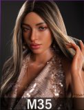 MD DOLL 150cm E-cup Medium Chest M2 Angela Head Full Silicone Sex Doll in Casual Outfit